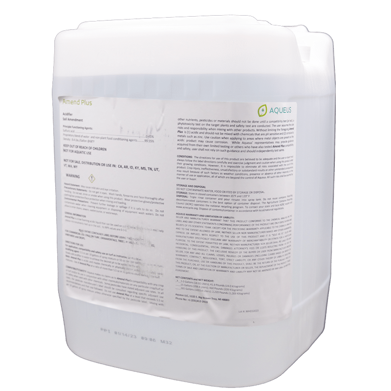 Aqueus Pre-Emerge pH Reducer